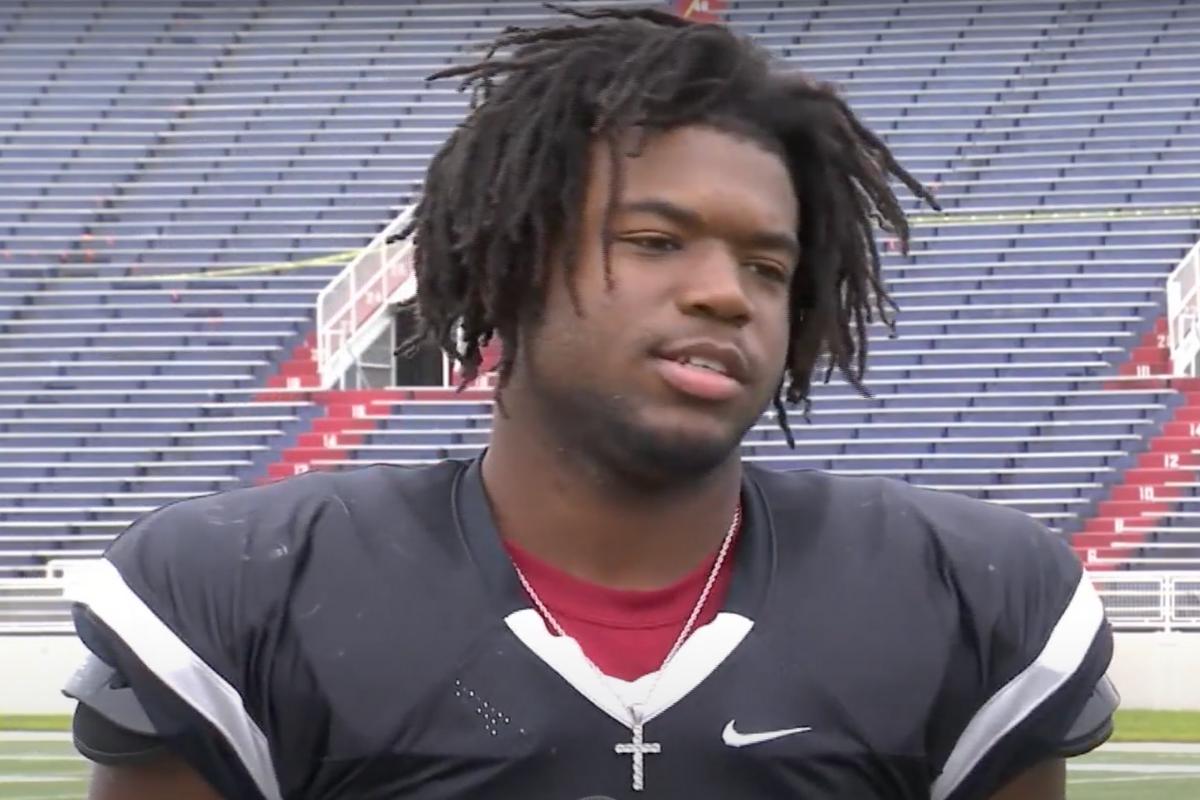 Alabama commit Robert Woodyard, 2022 Linebacker
